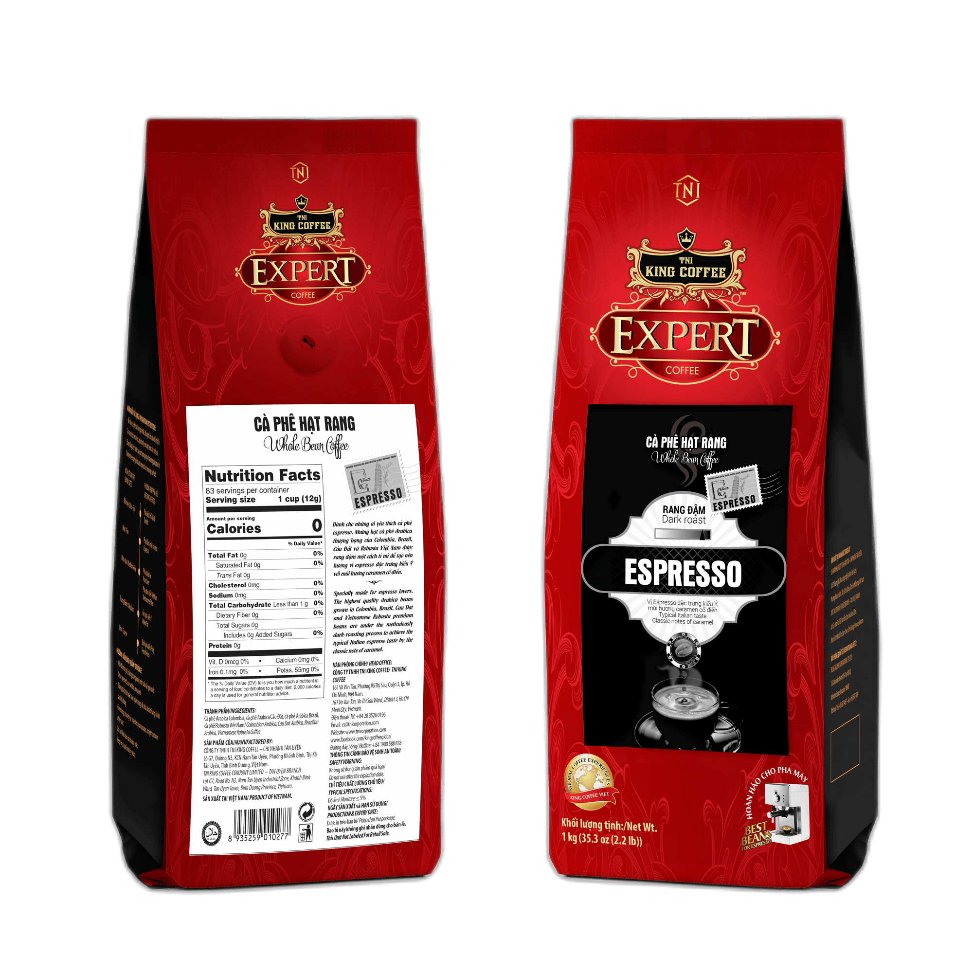 KING COFFEE Espresso Blend Túi 1 kg Woman Can Do